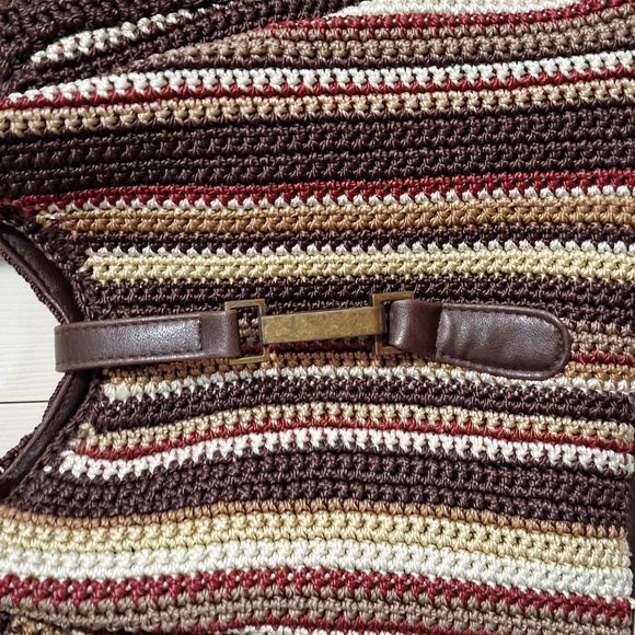 The Sak crochet weave handbag - leather handle - Picture 2 of 8